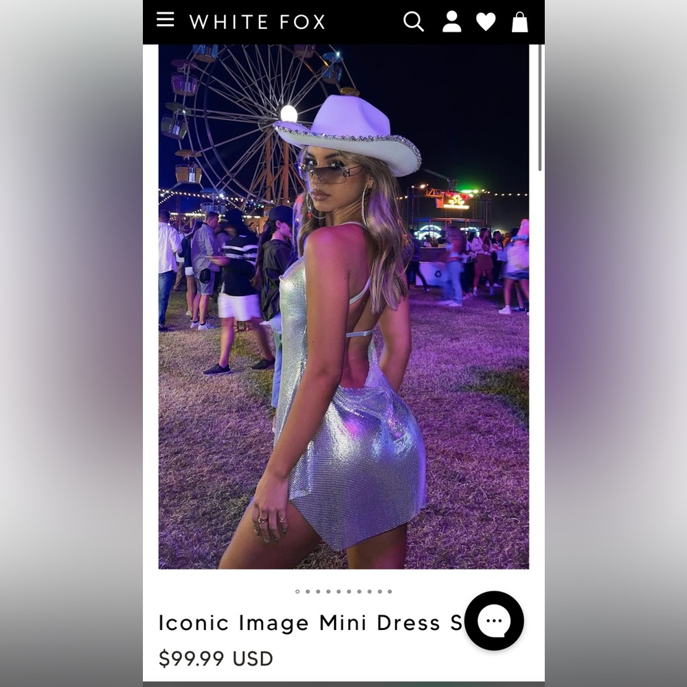 Iconic dress from whitefoxboutique
